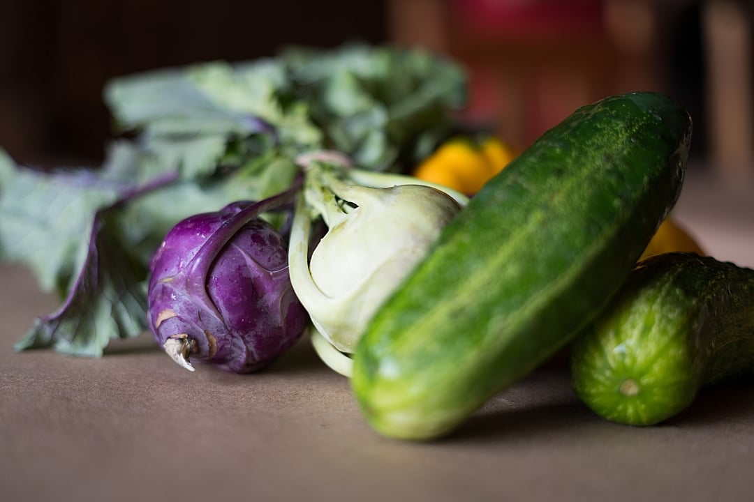Kohlrabi + Cucumber
