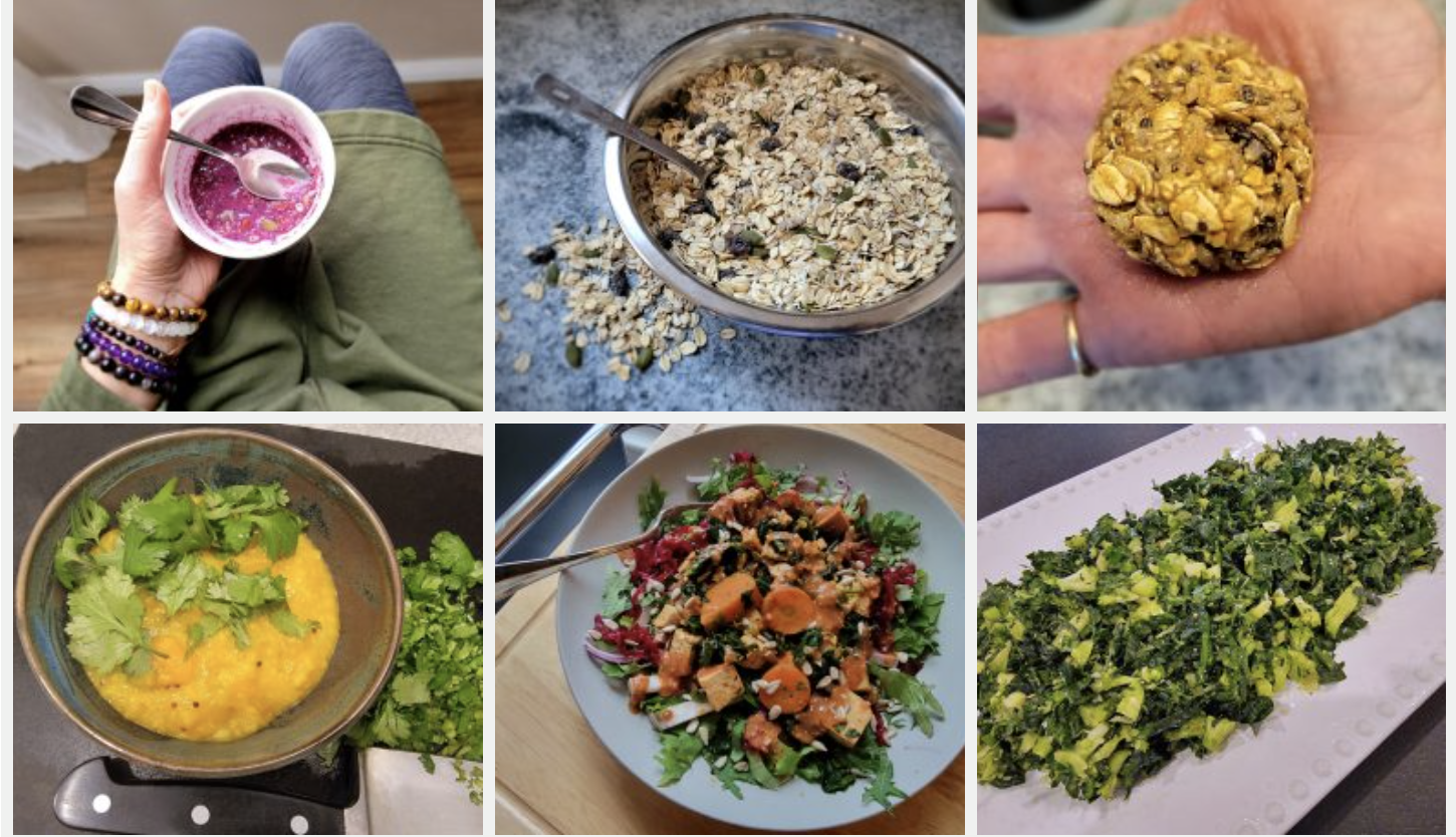 Week recipes menu