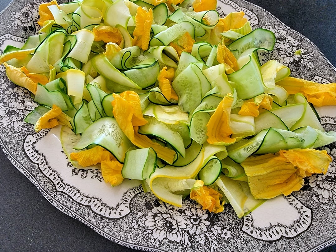 Shaved-Cucumber-Squash-Salad-with-Squash-Blossoms